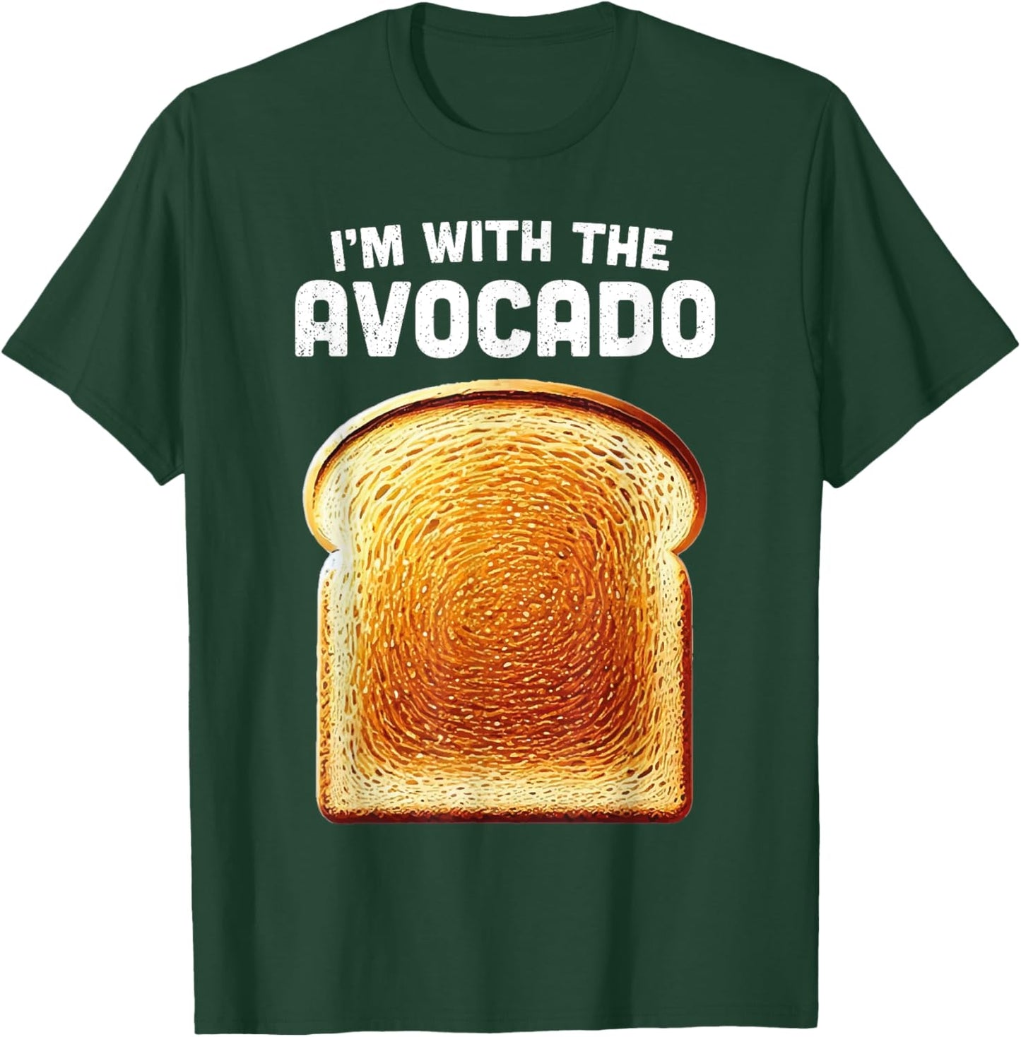 Im With Avocado Shirt Toast Matching Funny Halloween Costume T-Shirt - T-Shirt | Forest