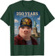 John Pork Brainrot 250 Years American 250th Anniversary USA T-Shirt - T-Shirt | Forest
