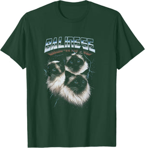 Cosmic Balinese Cats T-Shirt - T-Shirt | Forest