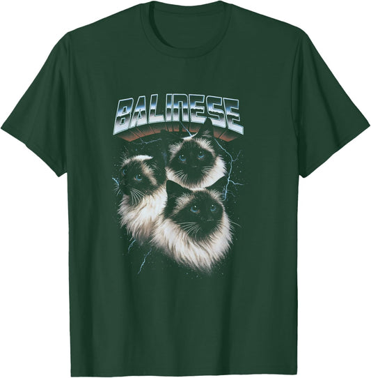 Cosmic Balinese Cats T-Shirt - T-Shirt | Forest