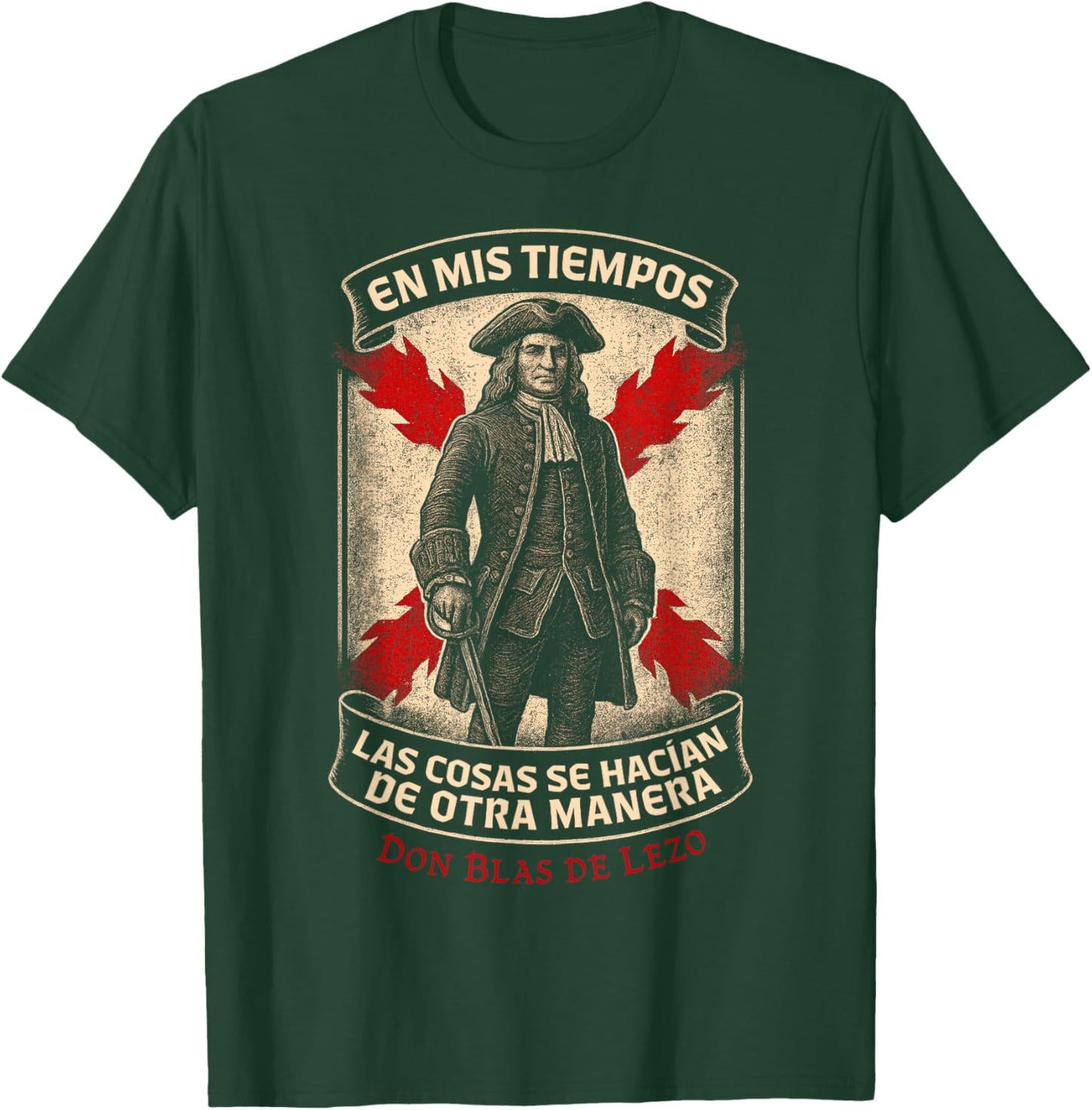 Tercio Viejo in My Times Don Blas de Lezo Spain Thirds T-Shirt - T-Shirt | Forest