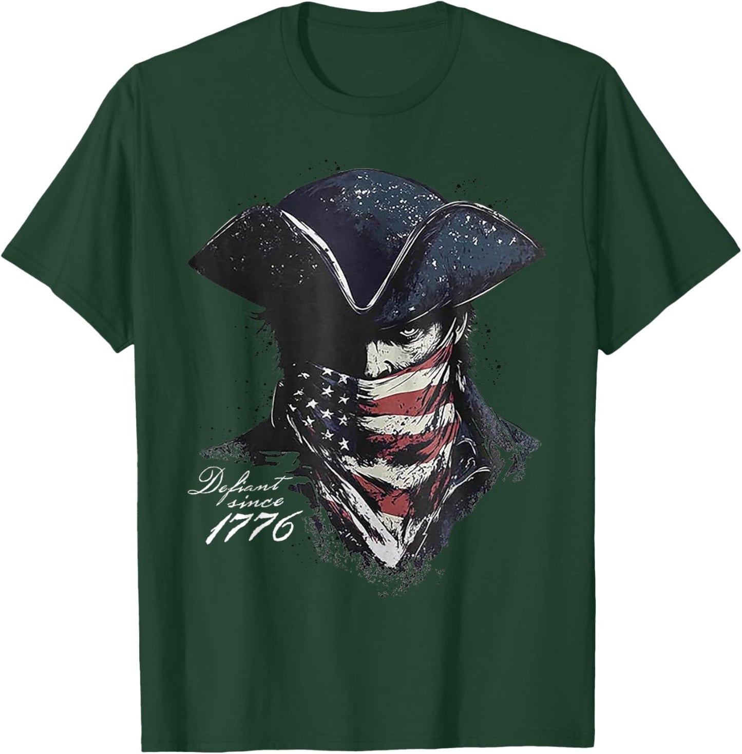 Defiant Since 1776 T-Shirt - T-Shirt | Forest