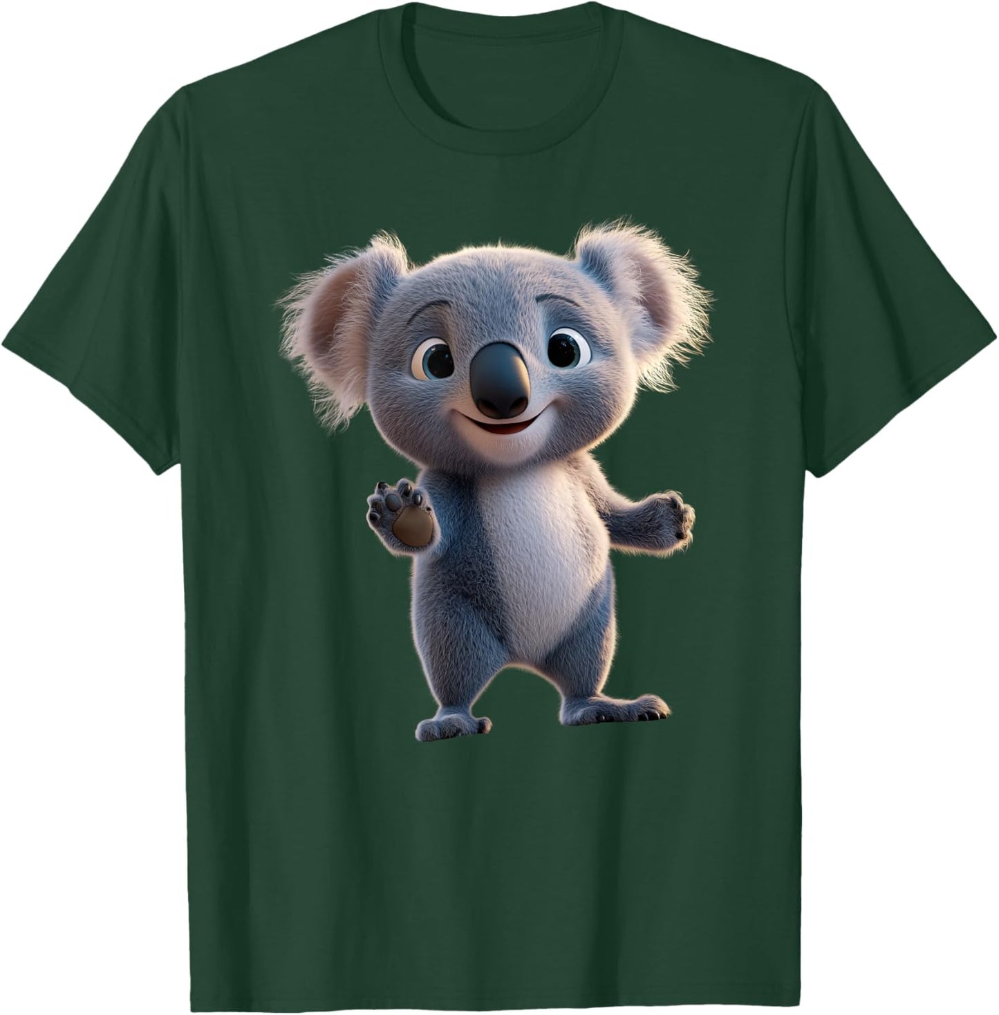 Koala Australia Koalas Sweet Bear , Black, S T-Shirt - T-Shirt | Forest