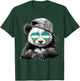 Uzbekistan Flag Panda Uzbek Roots T-Shirt - T-Shirt | Forest