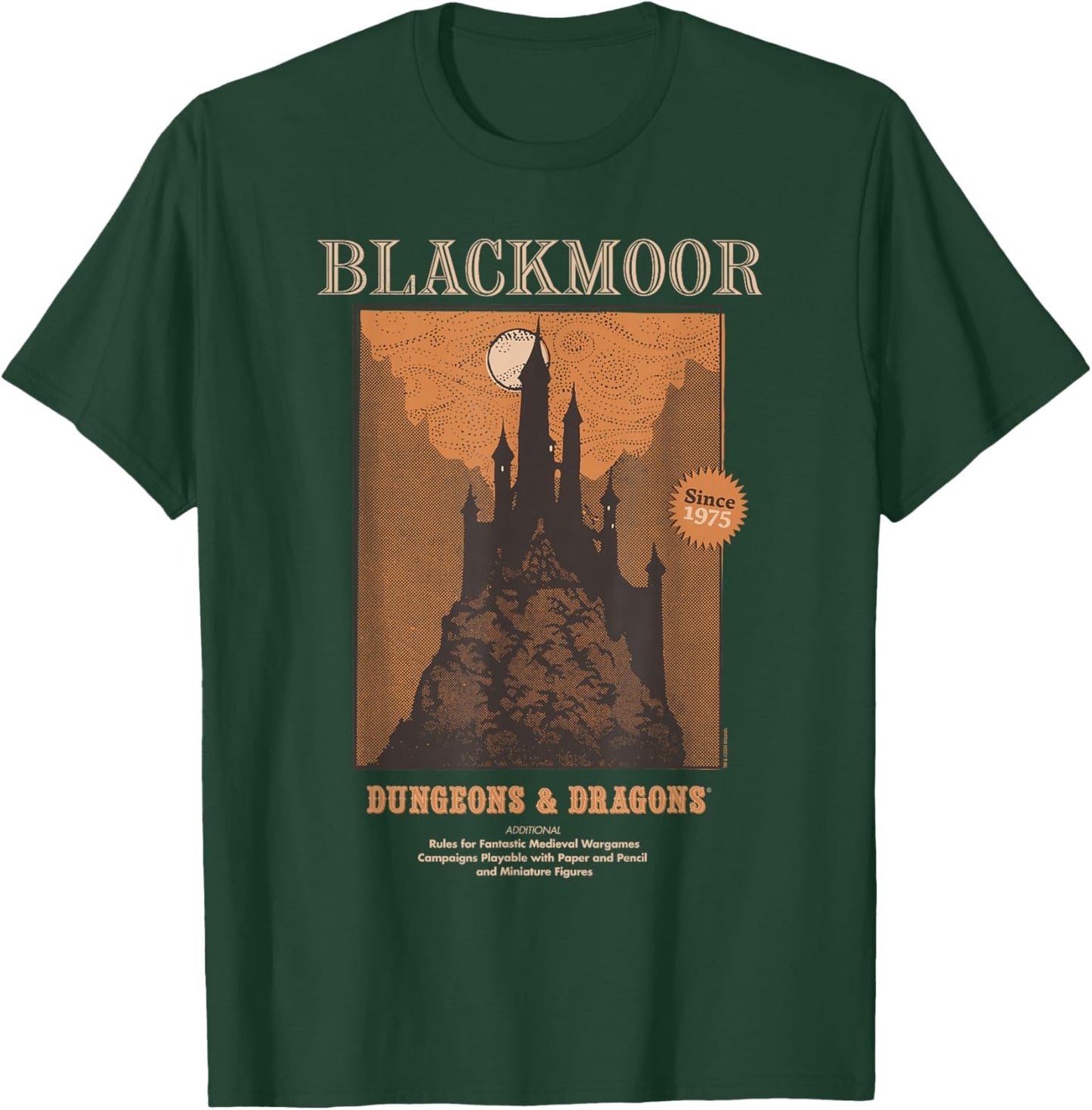 Dungeons & Dragons Retro Blackmoor T-Shirt - T-Shirt | Forest