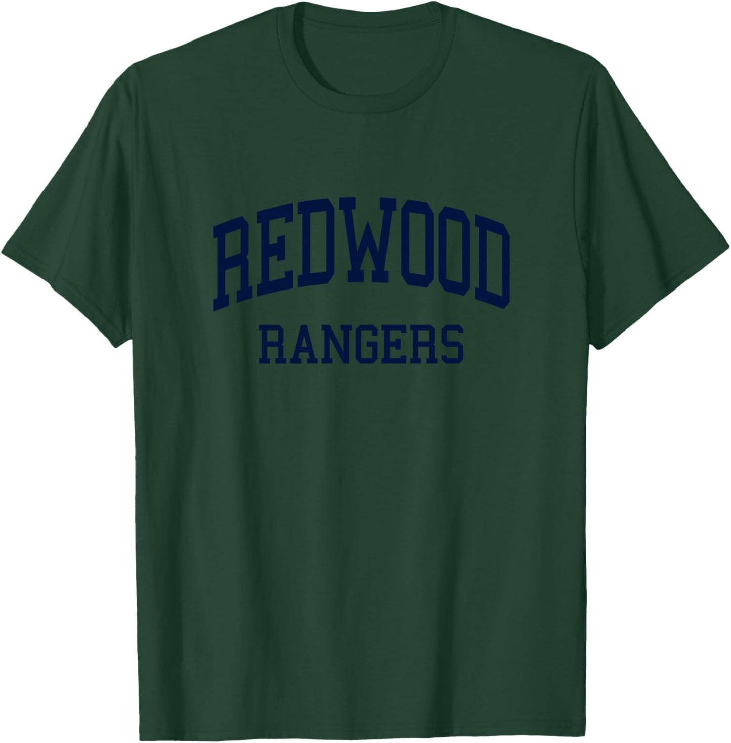 Redwood High School HS Visalia CA Retro T-Shirt - T-Shirt | Forest