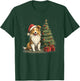 Funny Shetland Sheepdog Christmas Tree Dog Lights Xmas T-Shirt - T-Shirt | Forest
