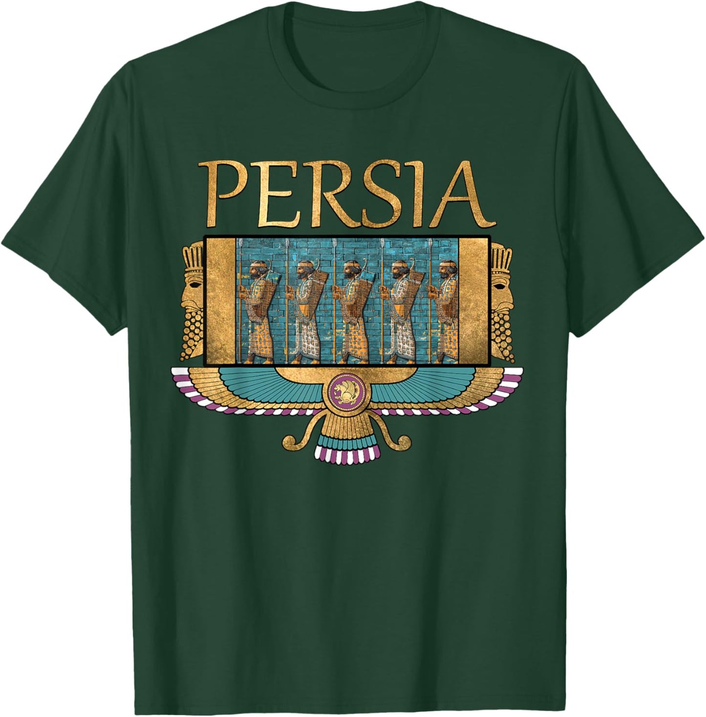 Ancient Persia Immortals of the Persian Empire T-Shirt - T-Shirt | Forest