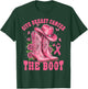 Give Breast Cancer The Boot Cowgirl Cancer Awareness Ribbon T-Shirt - T-Shirt | Forest