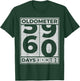 Oldometer 60 Funny 60th Birthday Gift T-Shirt - T-Shirt | Forest