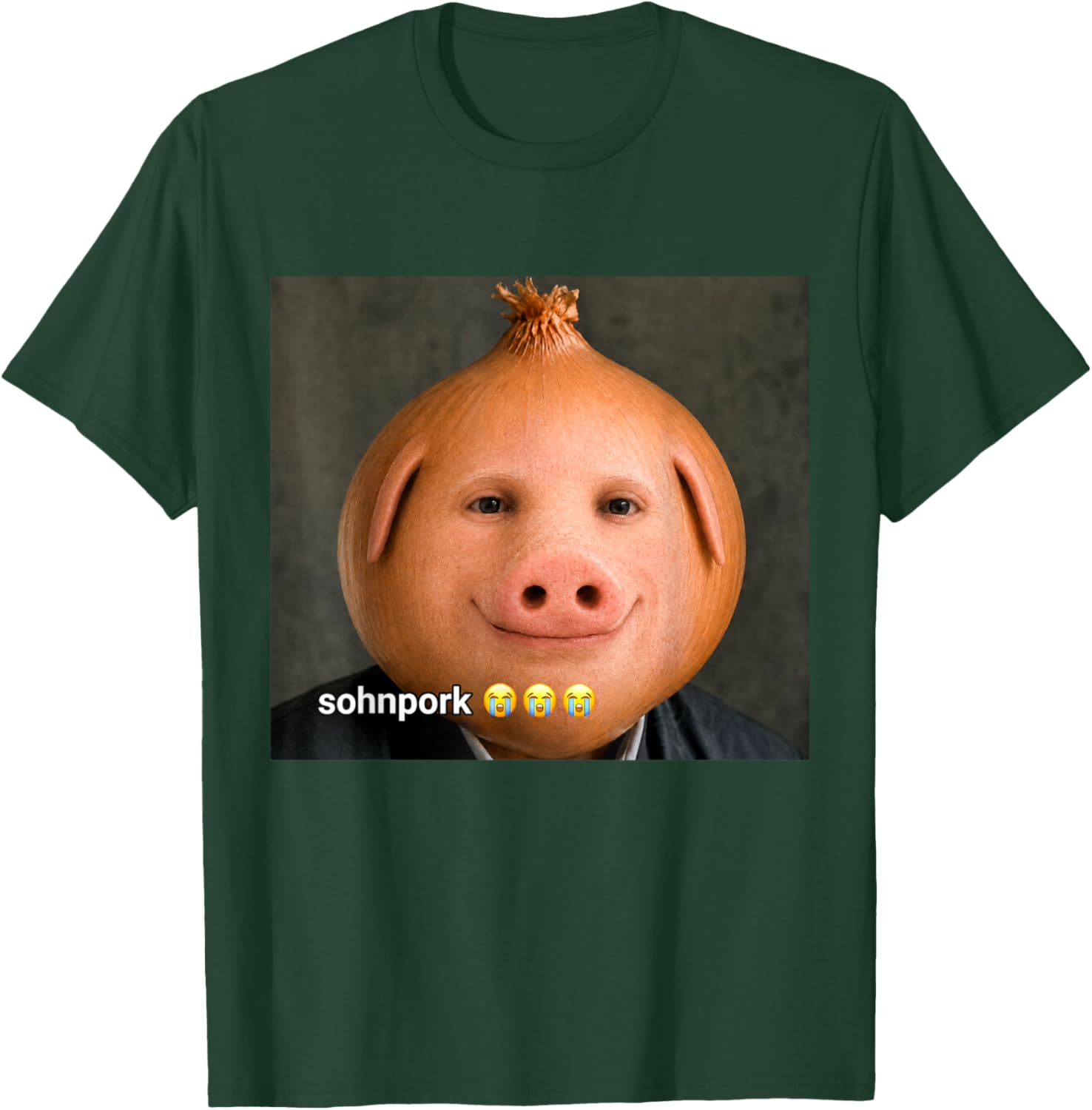 Funny Sohnpork Sonion John Pork Brainrot Meme T-Shirt - T-Shirt | Forest