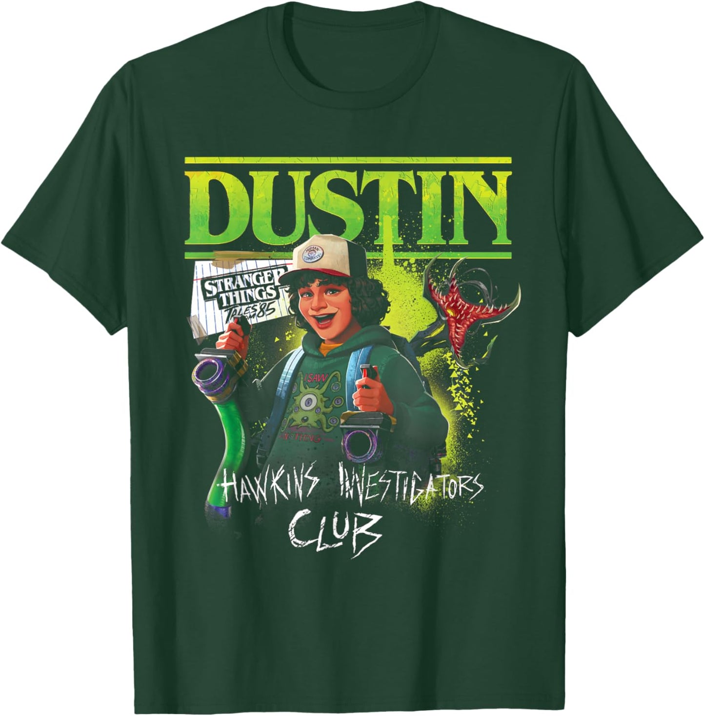 Stranger Things Tales from '85 Dustin T-Shirt - T-Shirt | Forest