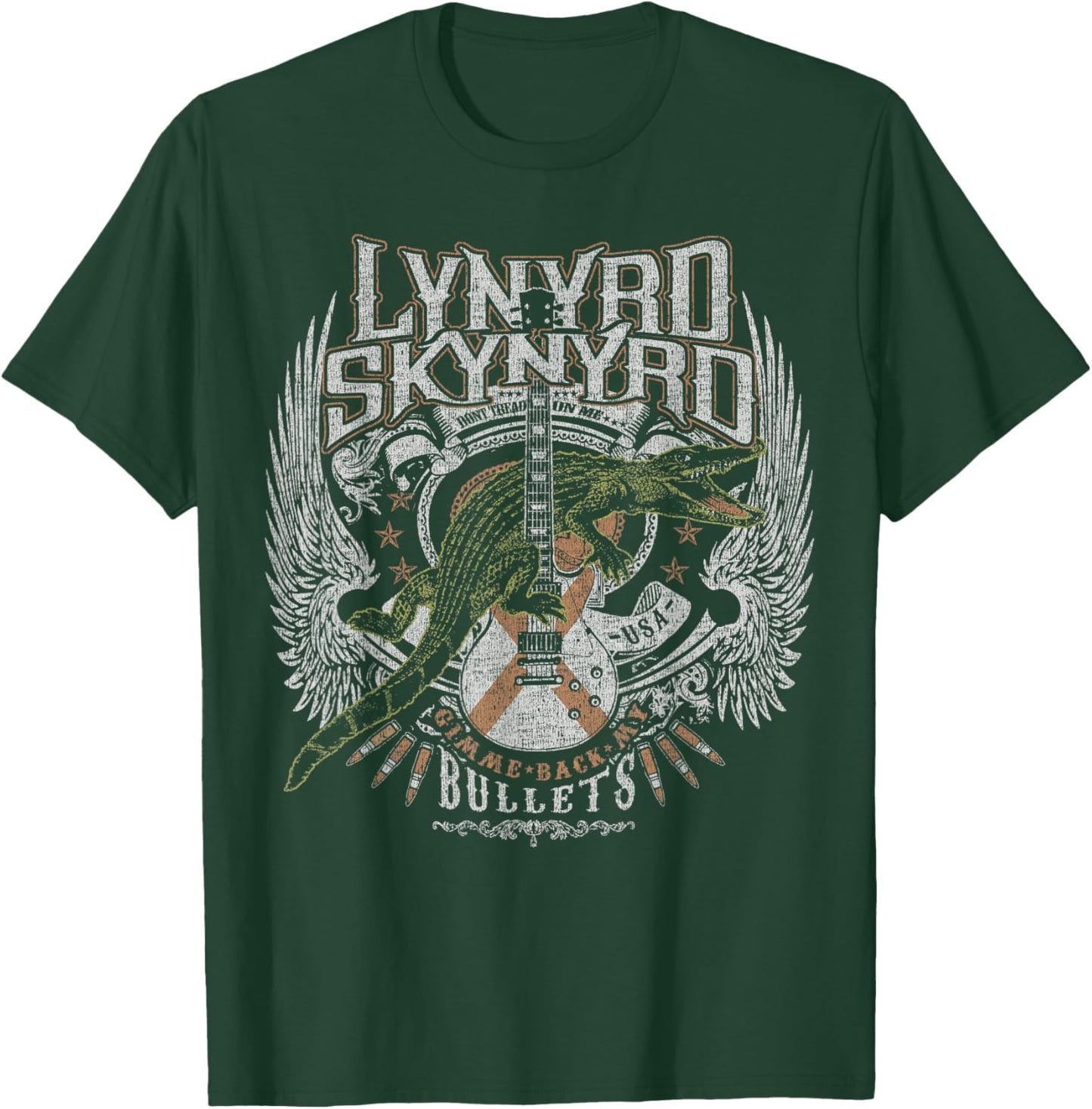 Lynyrd Skynyrd Croc Rock Bullet Southern Country Walk On Me T-Shirt - T-Shirt | Forest