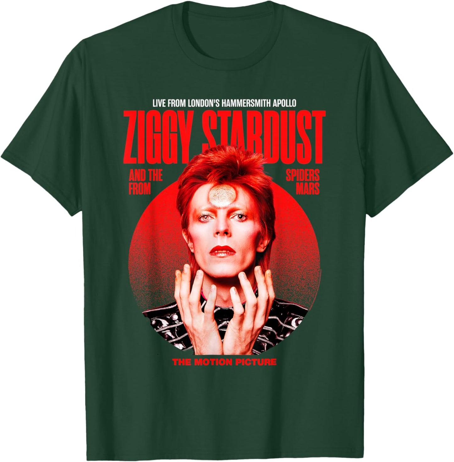 David Bowie Ziggy Stardust Motion Picture Color Sukita Photo T-Shirt - T-Shirt | Forest