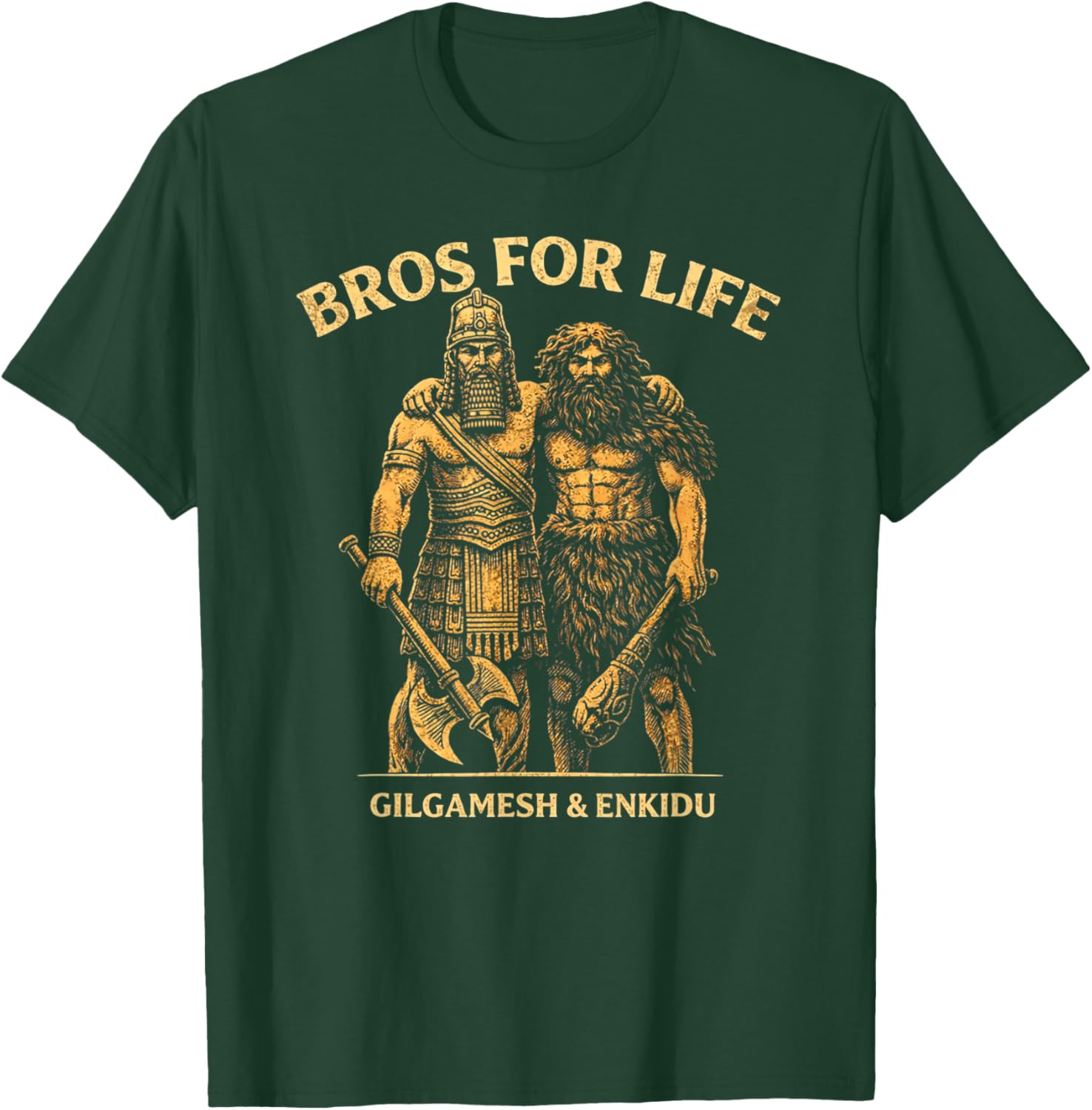 Mythologie sumérienne Antique - Gilgamesh & Enkidu - Sumer T-Shirt - T-Shirt | Forest