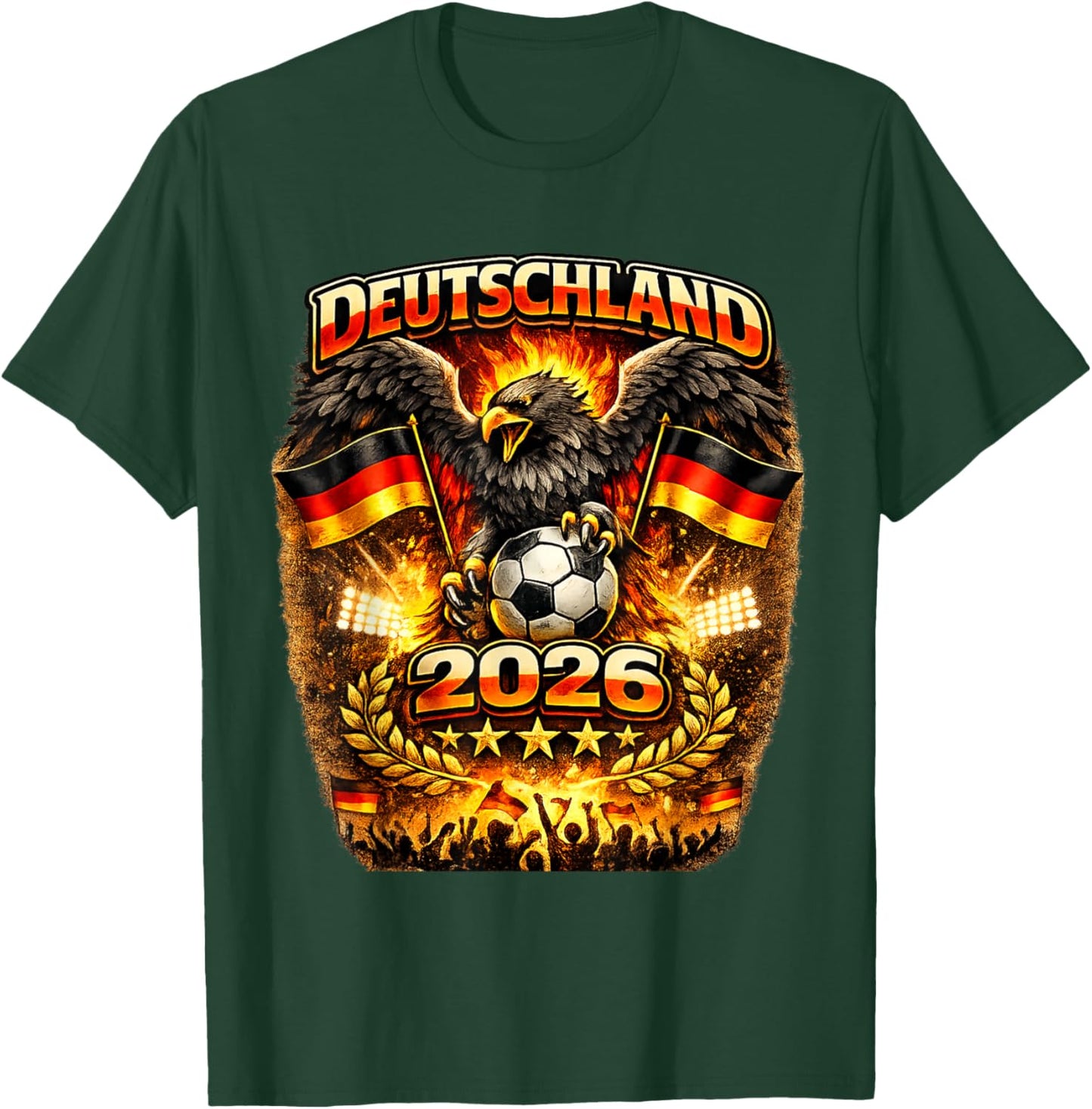 Deutschland Shirt Für Fußball WM EM Fan Trikot Deutschland T-Shirt - T-Shirt | Forest