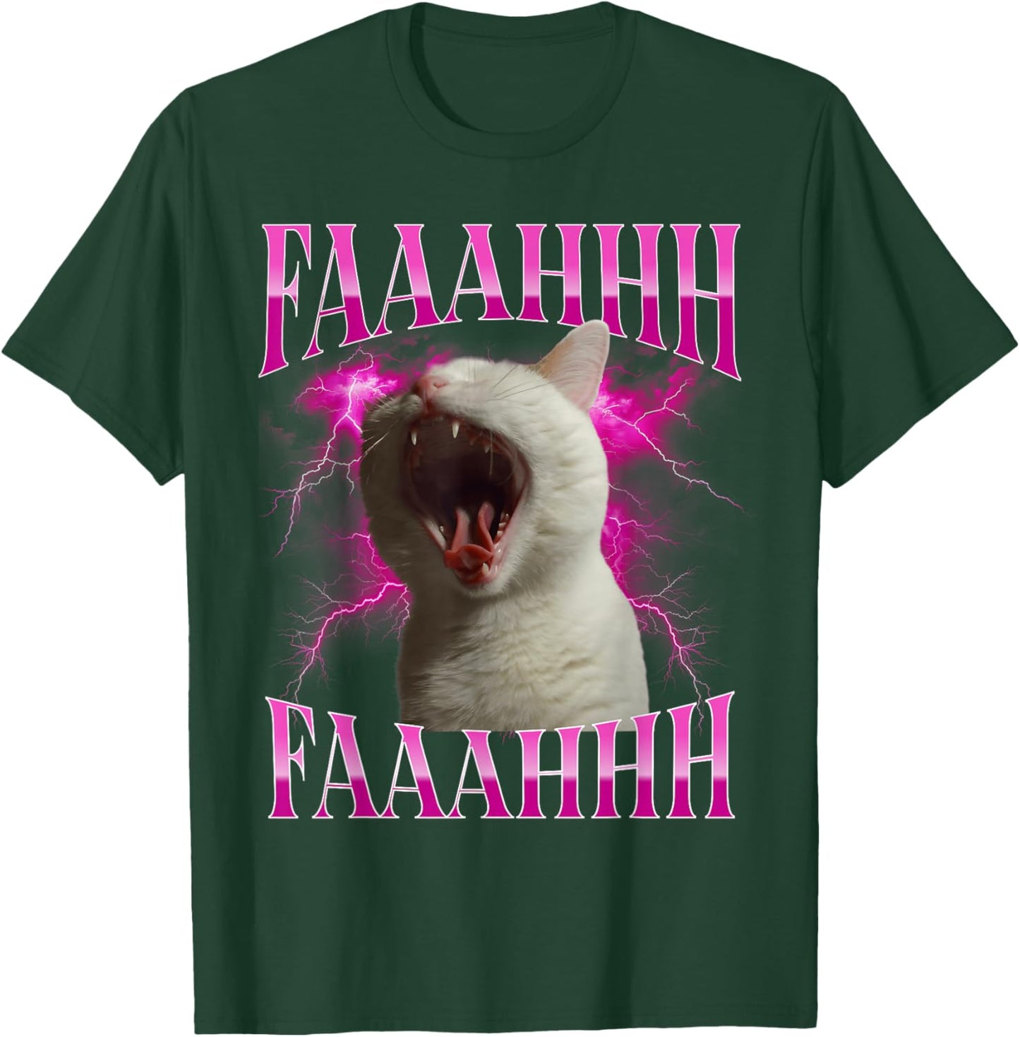 Fahhh Fahh Screaming Funny Bootleg Adult Humor Viral Meme T-Shirt - T-Shirt | Forest