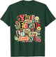 Y'all were Feral But I Low Key Love You Funny Teacher T-Shirt - T-Shirt | Forest
