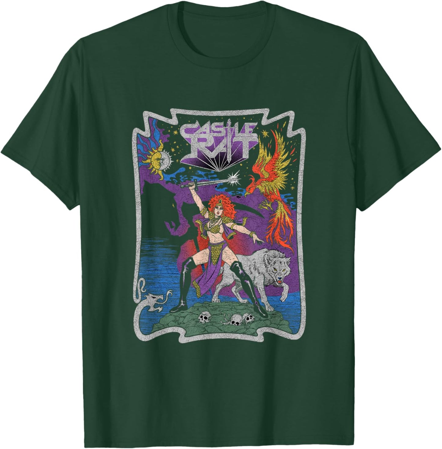 Castle Rat Phoenix T-Shirt - T-Shirt | Forest