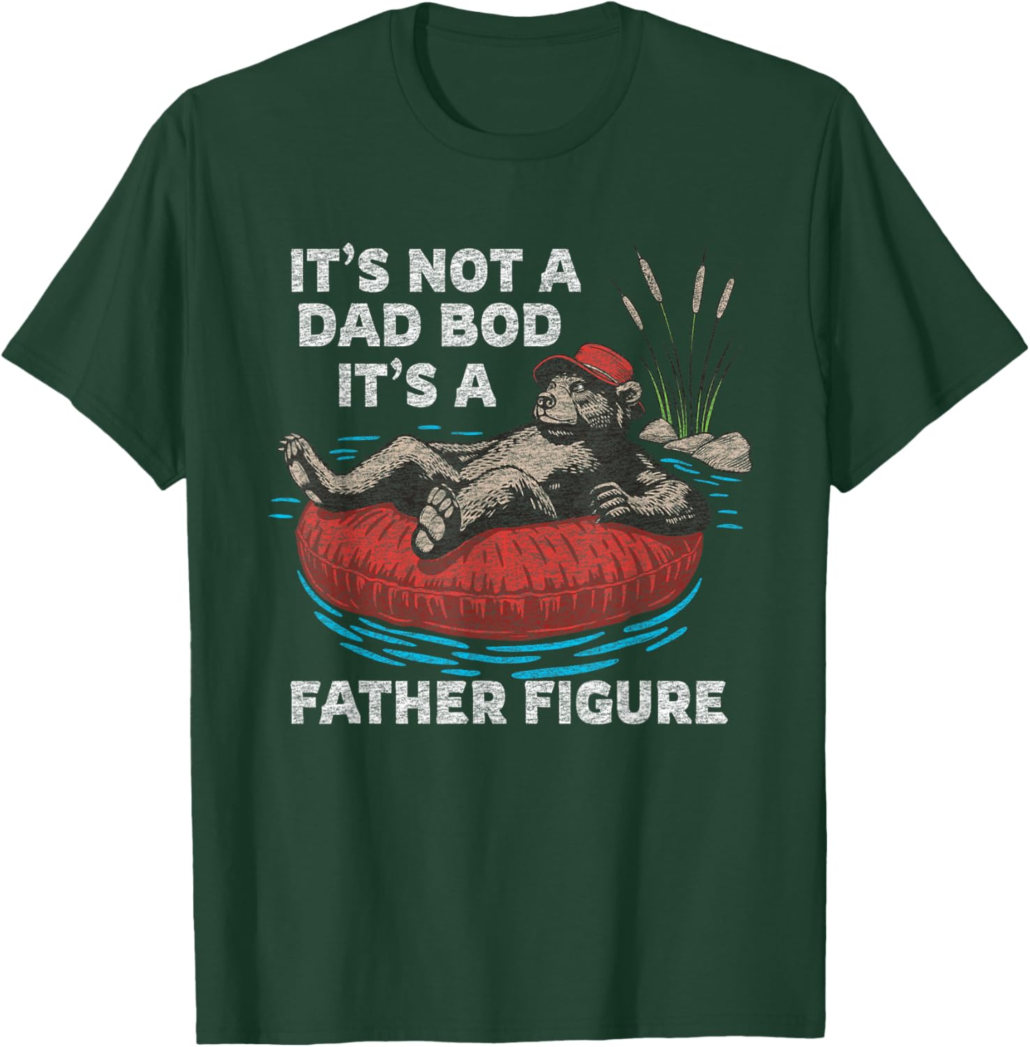 Funny Dad BOD Vintage Graphic T-Shirt - T-Shirt | Forest