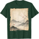 Sakura Blossom Branches Japanese Ink Painting Art T-Shirt - T-Shirt | Forest