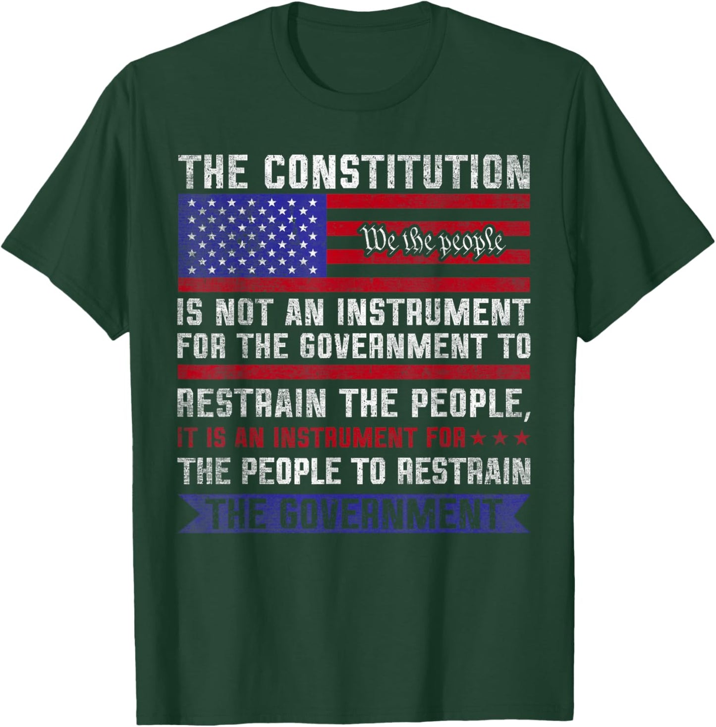 The Constitution is an Instrument - US Patriotic T-Shirt - T-Shirt | Forest