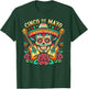 Mexican Skull Fiesta 5 De Mayo Cinco De Mayo Mem Women Kids T-Shirt - T-Shirt | Forest