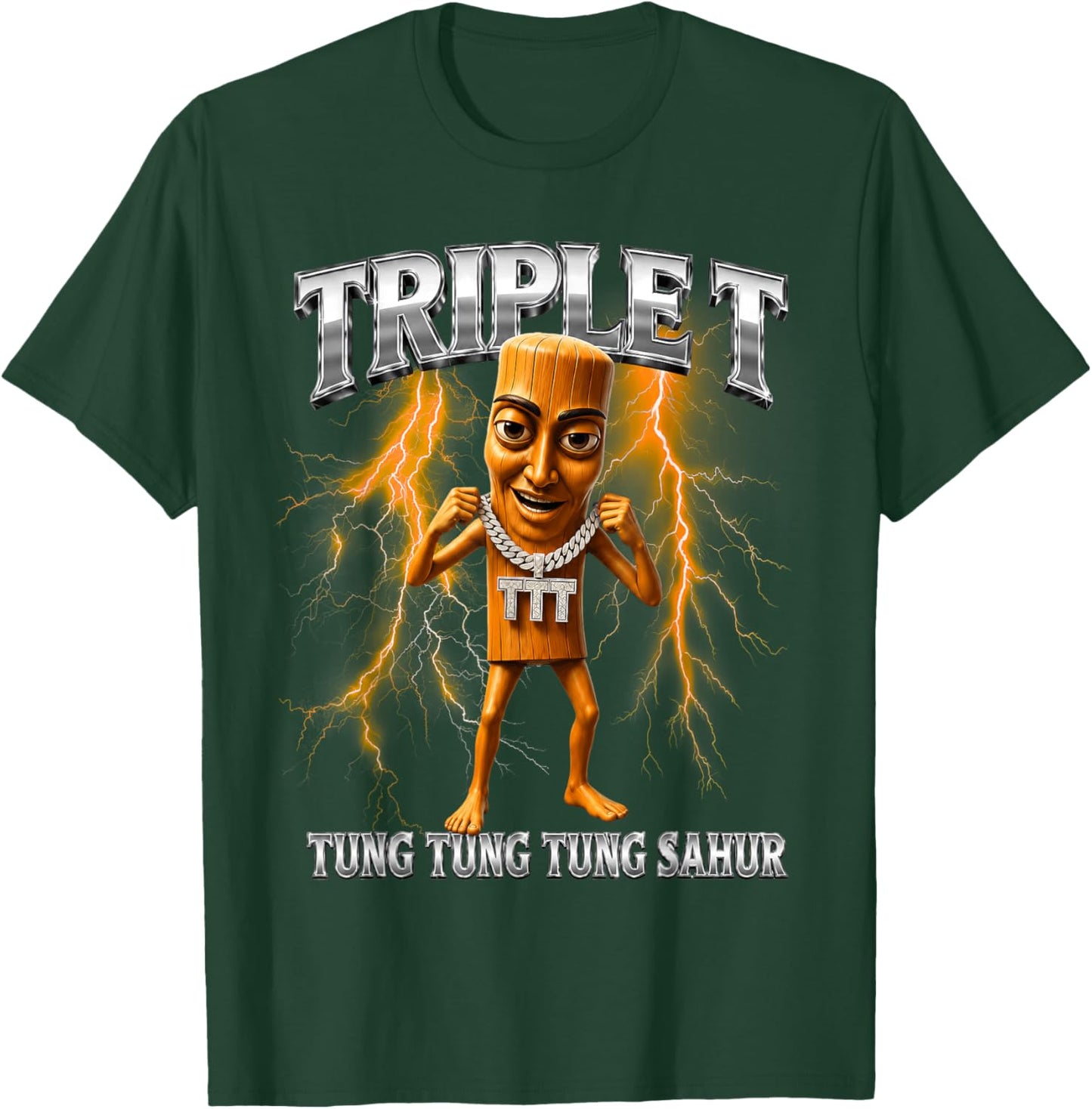 Triple T T-Shirt - T-Shirt | Forest