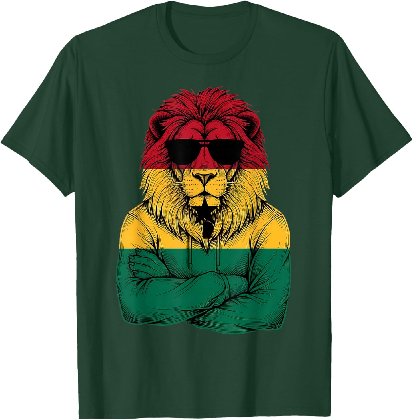 Drapeau ghanéen Roots Ghana Pride Ghana T-Shirt - T-Shirt | Forest