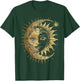 Mystic Sun and Moon Woman Mystical Flowers Aesthetic T-Shirt - T-Shirt | Forest