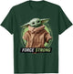 Star Wars The Mandalorian Grogu Force Strong T-Shirt - T-Shirt | Forest