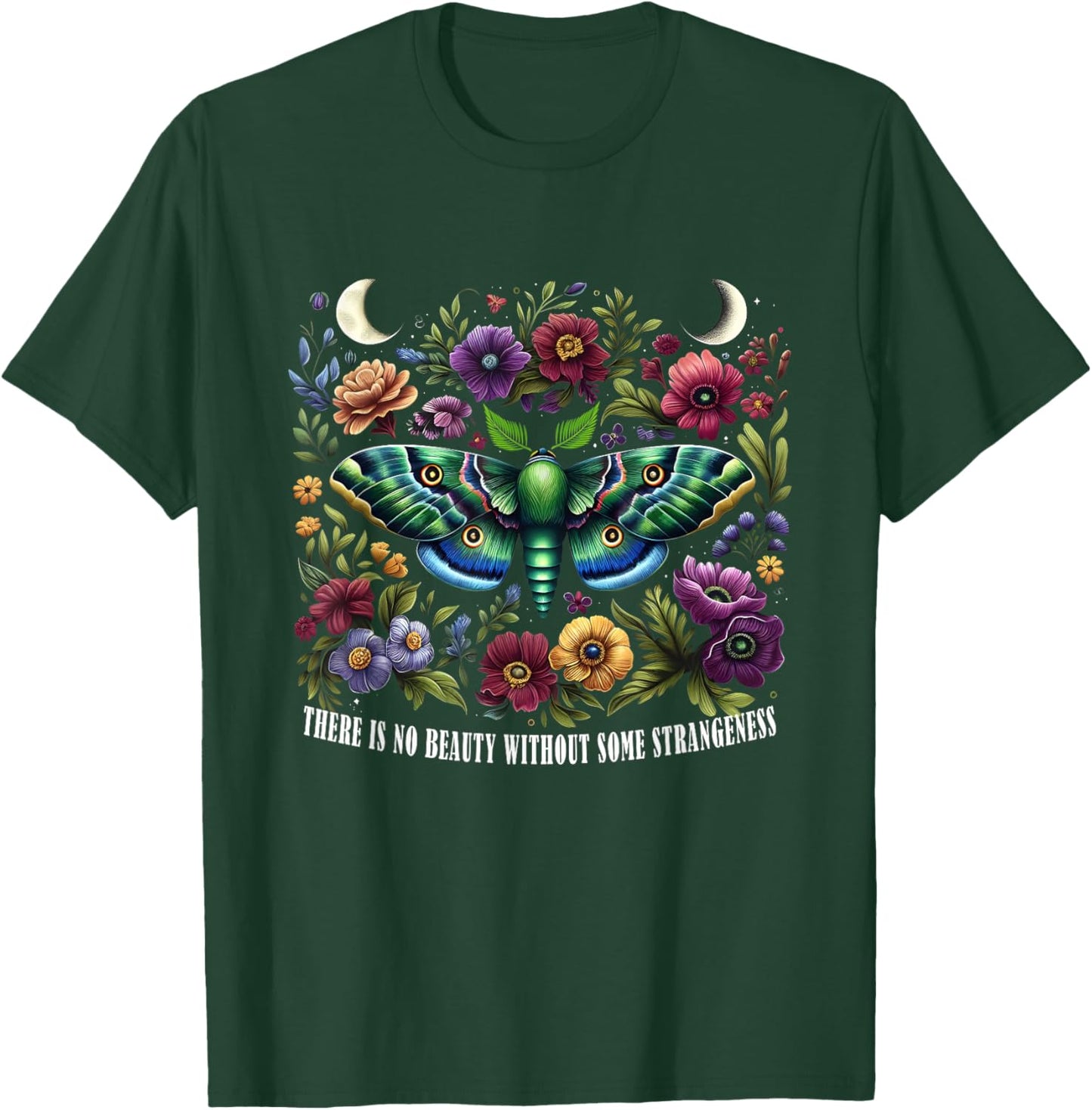 Butterfly There Is No Beauty Without Some Strangeness Woman T-Shirt - T-Shirt | Forest