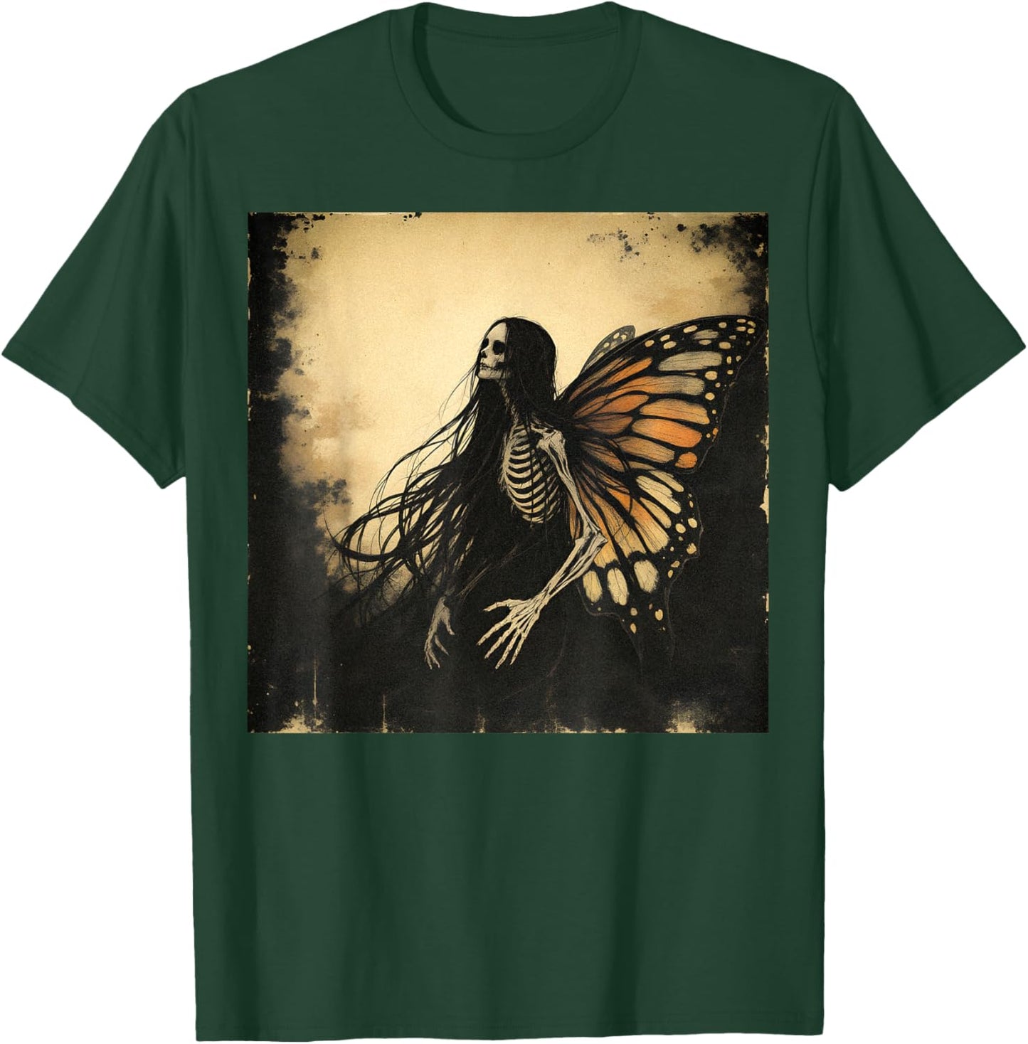 Ethereal Fairy Gothic Dark Art Aesthetic Grunge Horror T-Shirt - T-Shirt | Forest