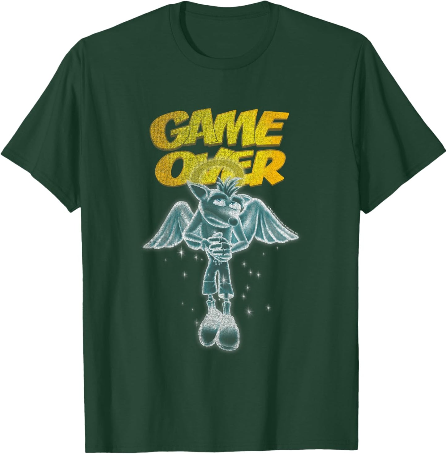 Kids Crash Bandicoot Game Over Angel Video Game T-Shirt - T-Shirt | Forest