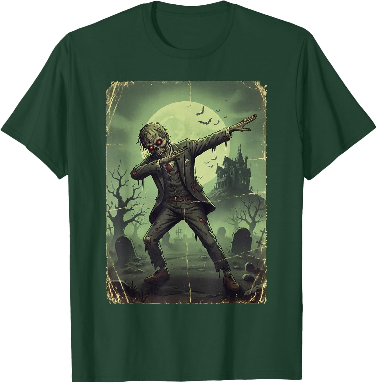 Dabender Zombie Horror Look Dark T-Shirt - T-Shirt | Forest