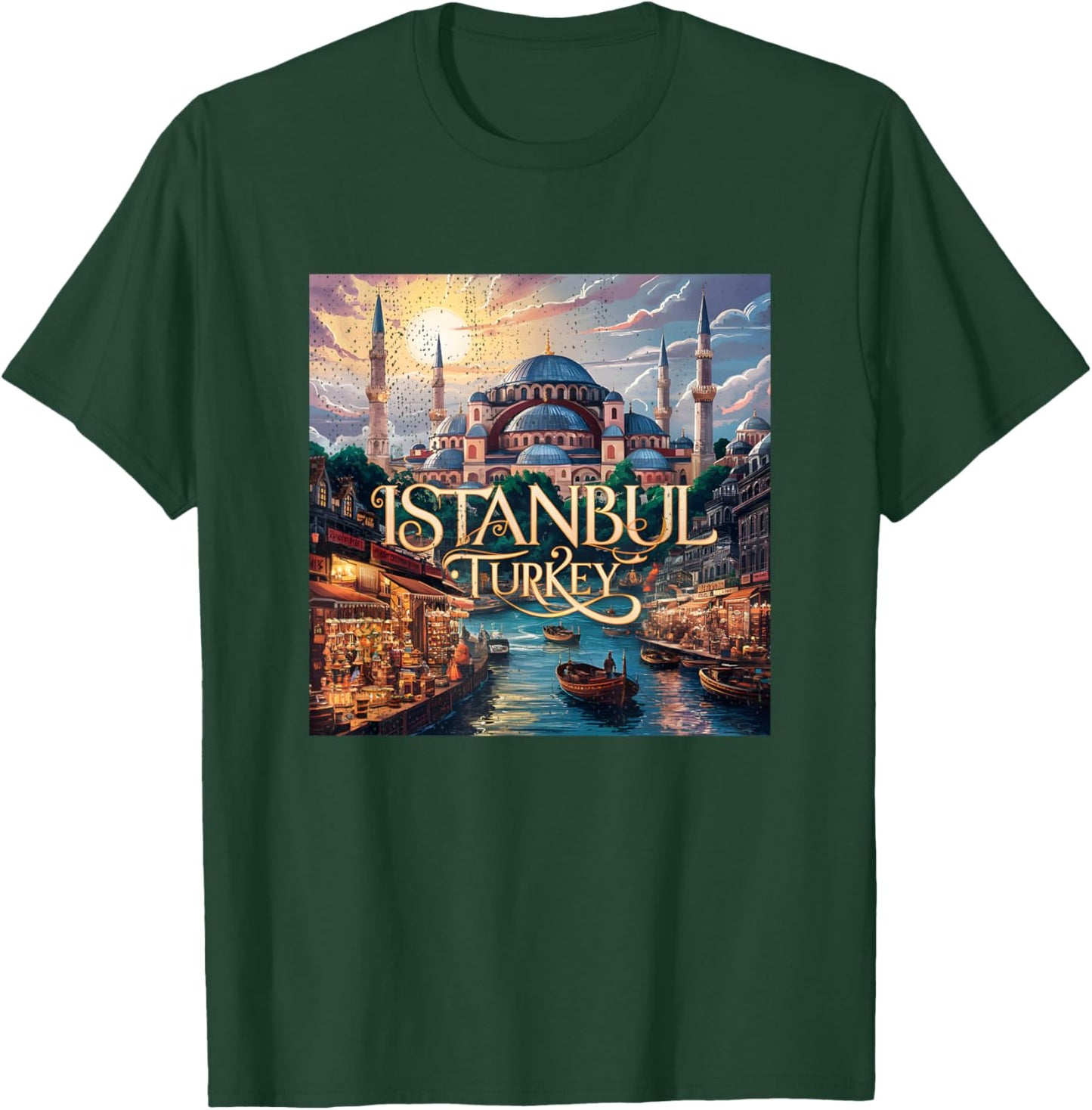 Vintage Istanbul Turkey T-Shirt - T-Shirt | Forest