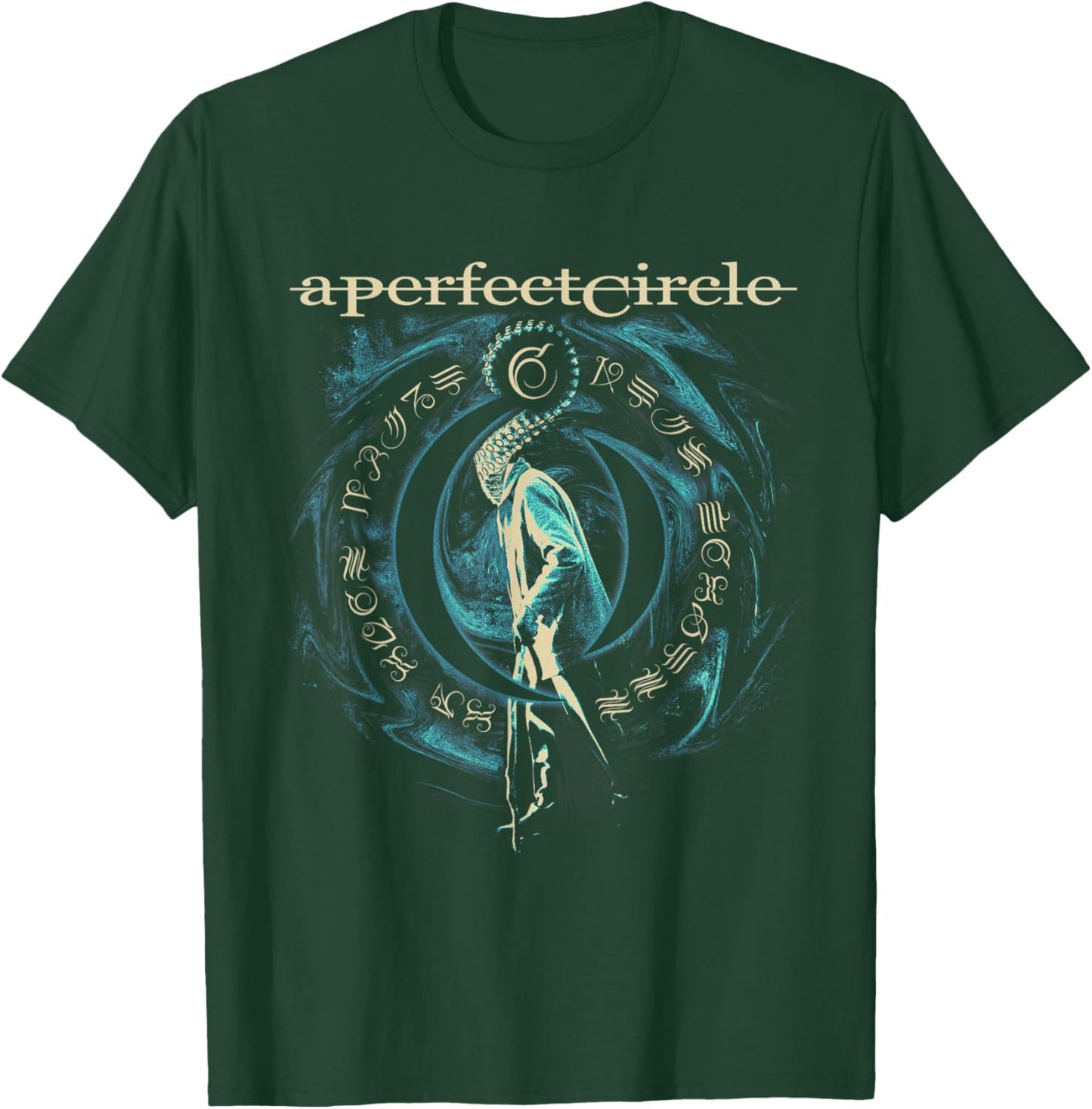 A Perfect Circle Magdelena Remix Blue T-Shirt - T-Shirt | Forest