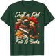 Just a Girl Who Loves Fall & Books Autumn Leaves Lover T-Shirt - T-Shirt | Forest