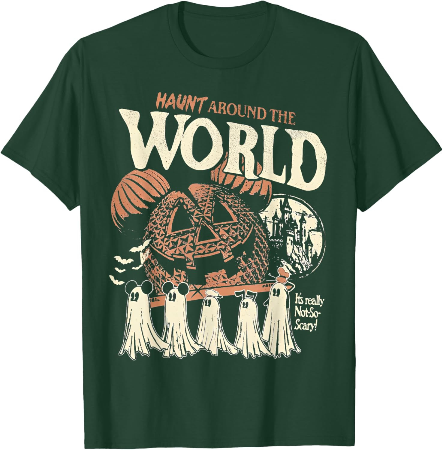 It's Really Not So Scary, Halloween Pumpkin T-Shirt - T-Shirt | Forest