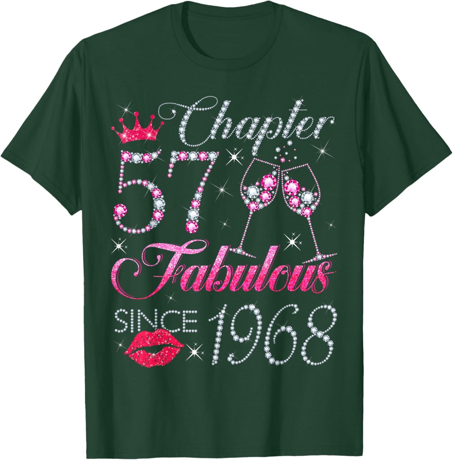 Chapter 57 Fabulous Since 1968 57Th Birthday Gift T-Shirt - T-Shirt | Forest