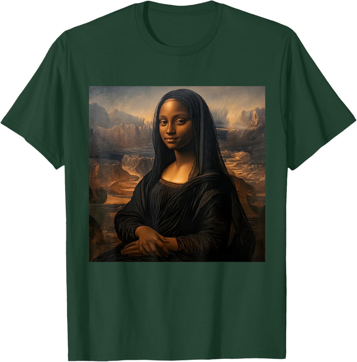 Black Mona Lisa, Black History Month, June 16 , Black, S T-Shirt - T-Shirt | Forest