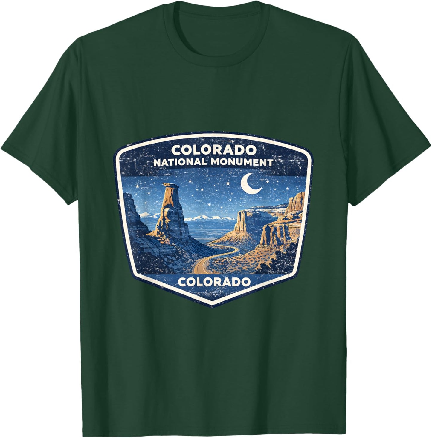 Colorado National Monument Scenic Landscape Travel T-Shirt - T-Shirt | Forest