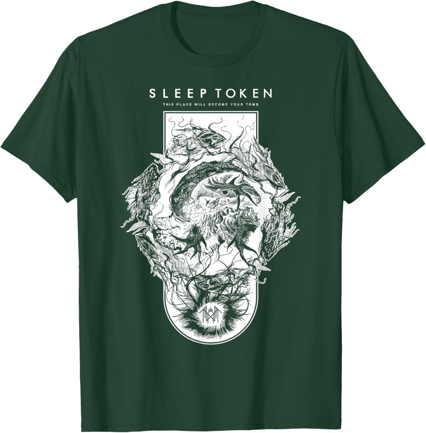 Sleep Token TPWBYT Sigil Asphalt T-Shirt - T-Shirt | Forest