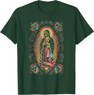 Catholicism Our Lady Guadalupe Virgin Mary T-Shirt - T-Shirt | Forest