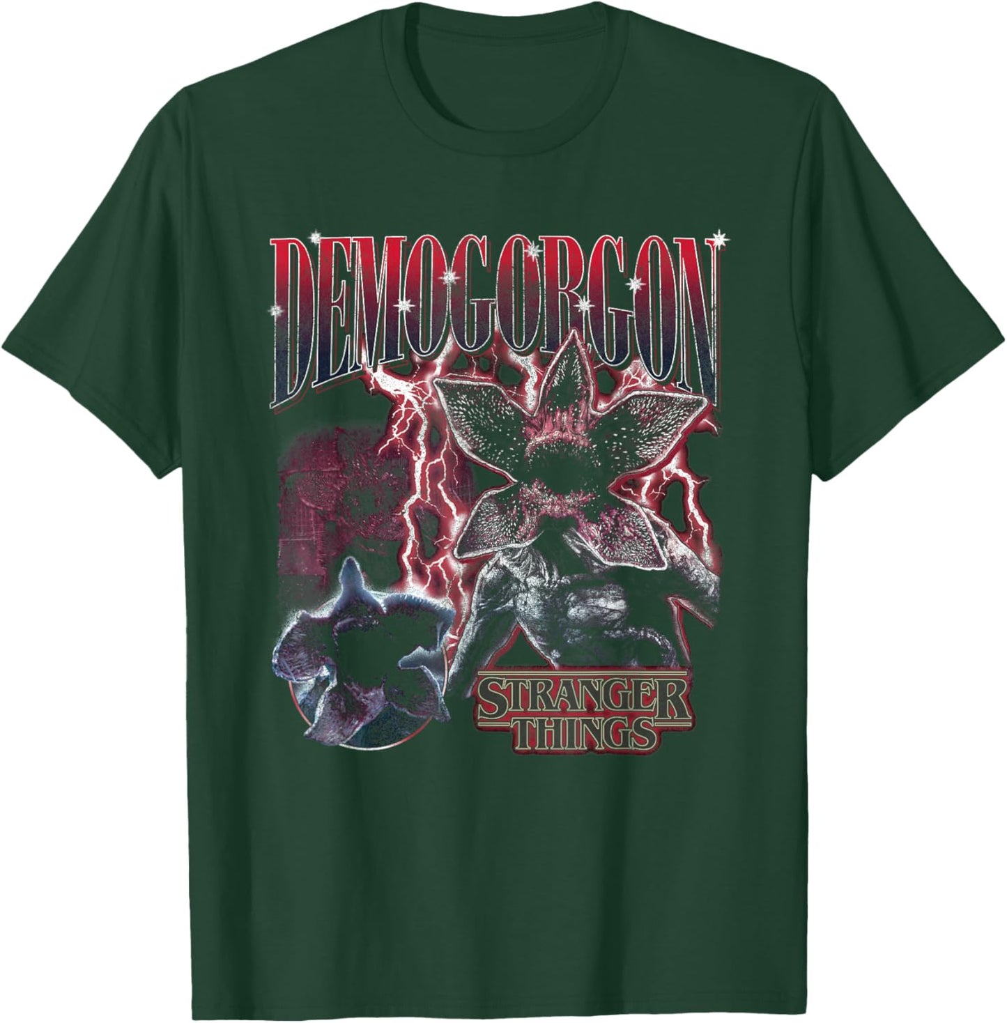 Stranger Things Demogorgon Homage Officially Licensed T-Shirt - T-Shirt | Forest