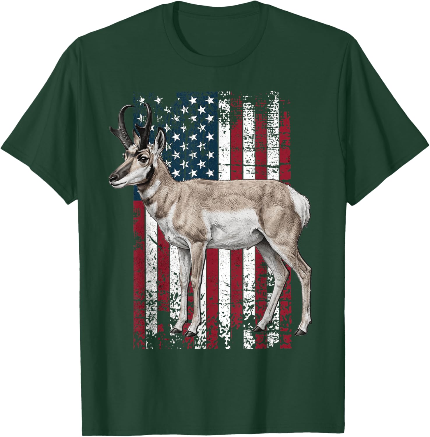 American Pronghorn Antelope US Pronghorn Antelope T-Shirt - T-Shirt | Forest