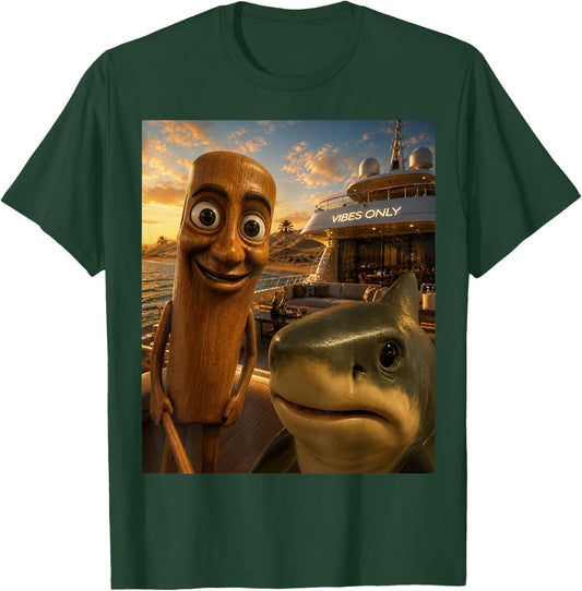 Tralalero Tralala Meme and Tung Tung Sahur Italian Brainrot T-Shirt - T-Shirt | Forest