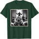 Cat Selfie With Bigfoot; Funny Sasquatch & Cat T-Shirt - T-Shirt | Forest