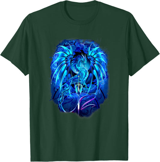 Ruth Thompson Art, Dragon Dragonblade Seablade T-Shirt - T-Shirt | Forest