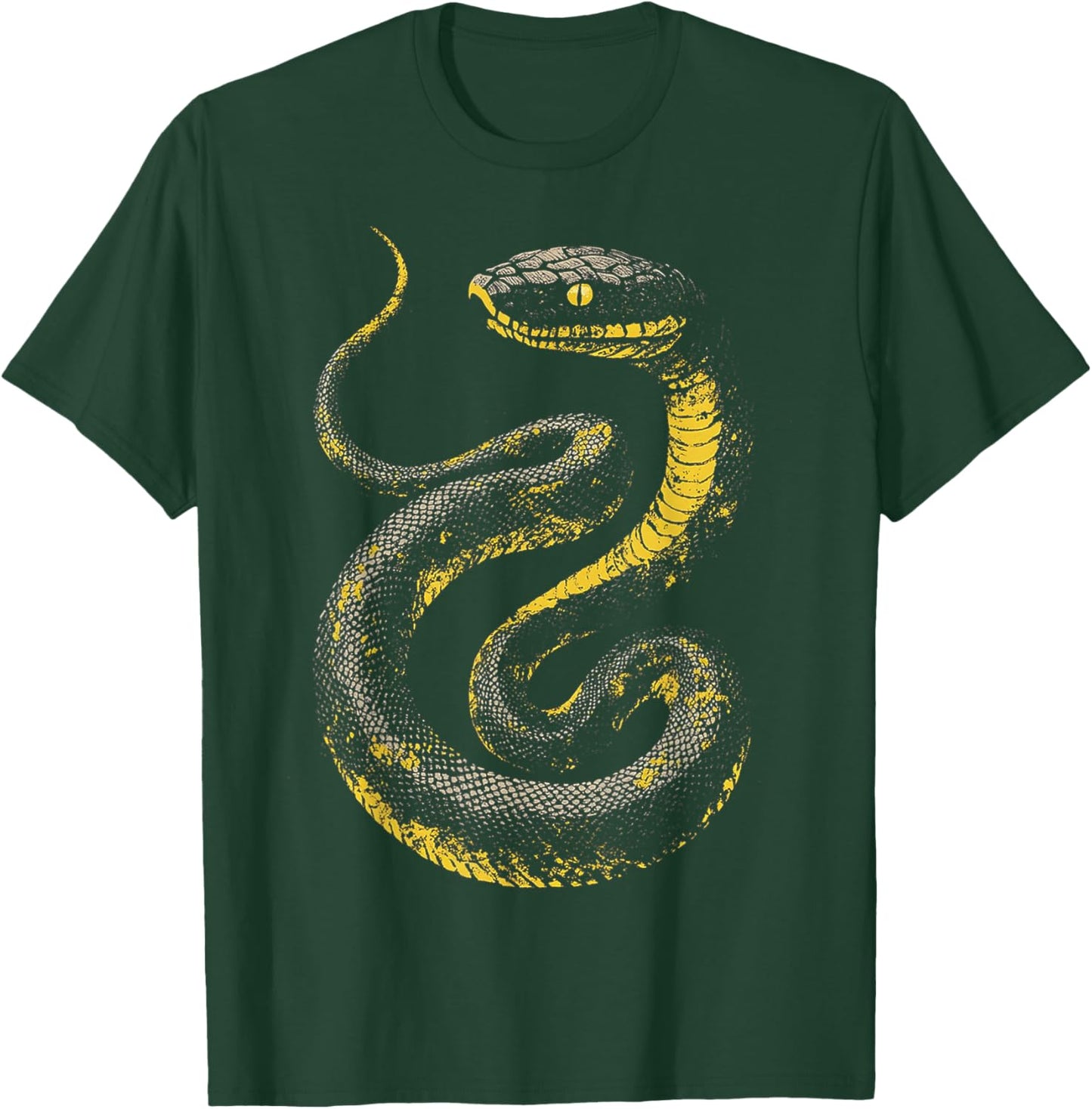 Schlange Tier Motiv Artwork Schlange T-Shirt - T-Shirt | Forest